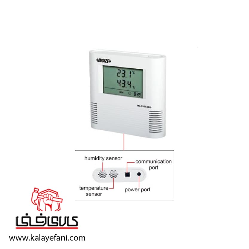 دماسنج و رطوبت سنج دیتا لاگر اینسایز (با گارانتی شرکتی) مدل 3070-0311 — تصویر ۶