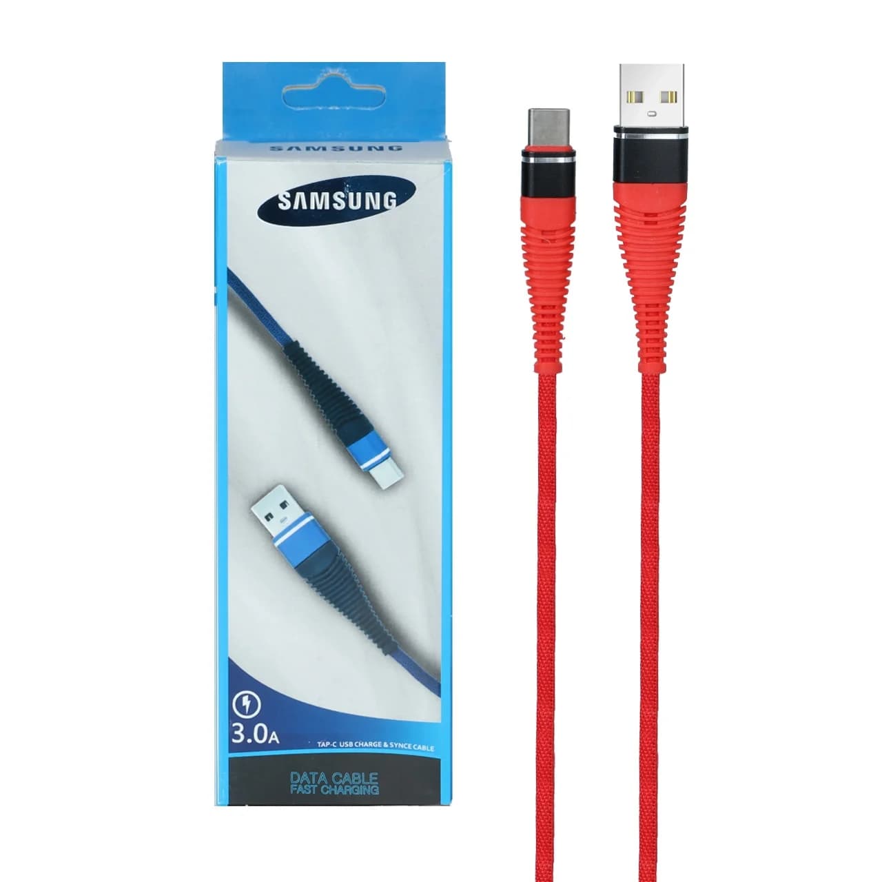 کابل شارژ فست Samsung Type-C مدل SA-6778 – قرمز – RYL