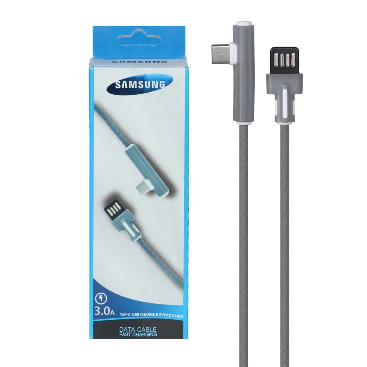 کابل شارژ فست Samsung Type-C مدل SA-0605 – طوسی – RYL