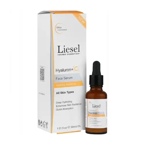 سرم روشن کننده ویتامین سی و هیالورونیک اسید لایسل/LIESEL