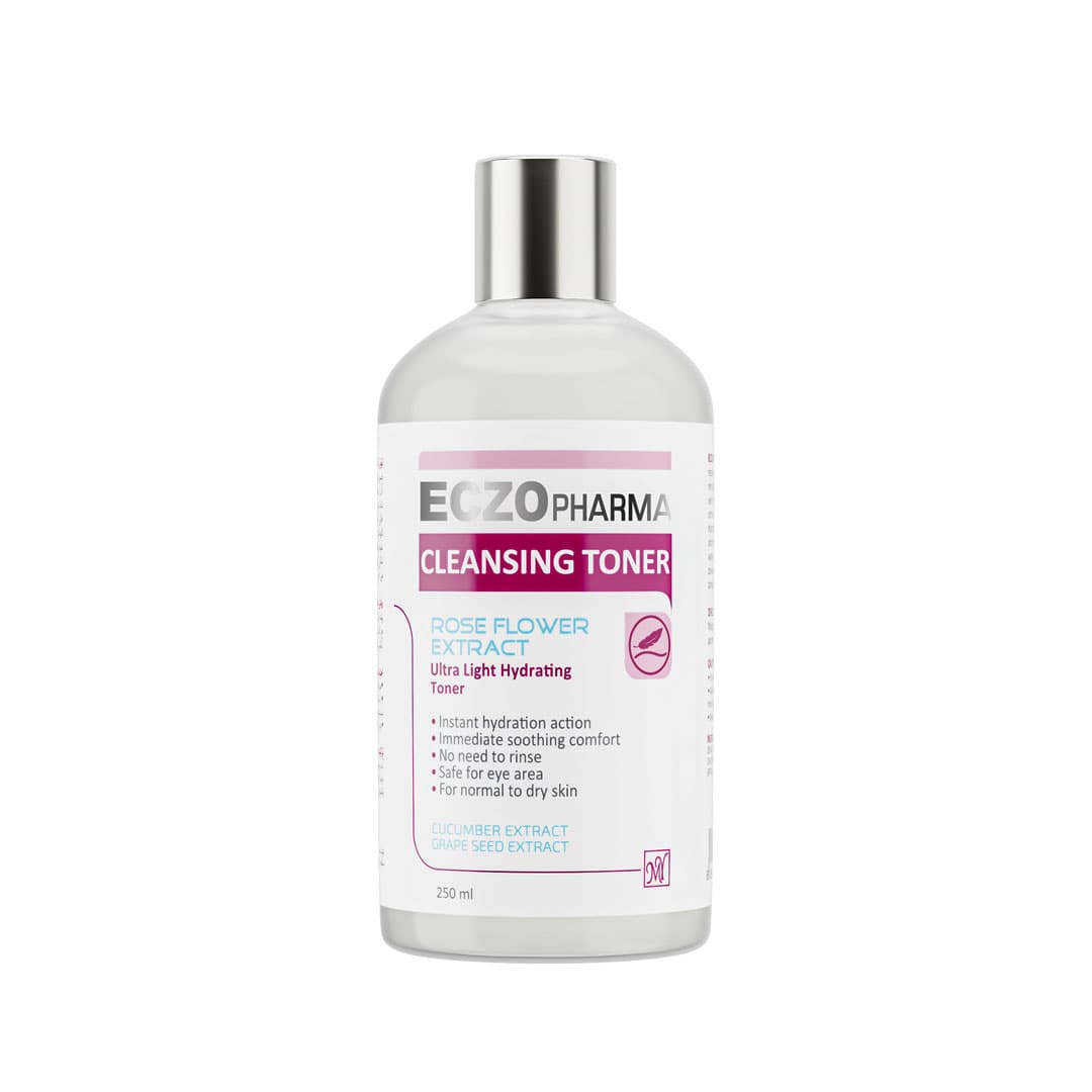 تونر پاک کننده پوست نرمال تا خشک اگزوفارما/EZO PHARMA — تصویر ۳