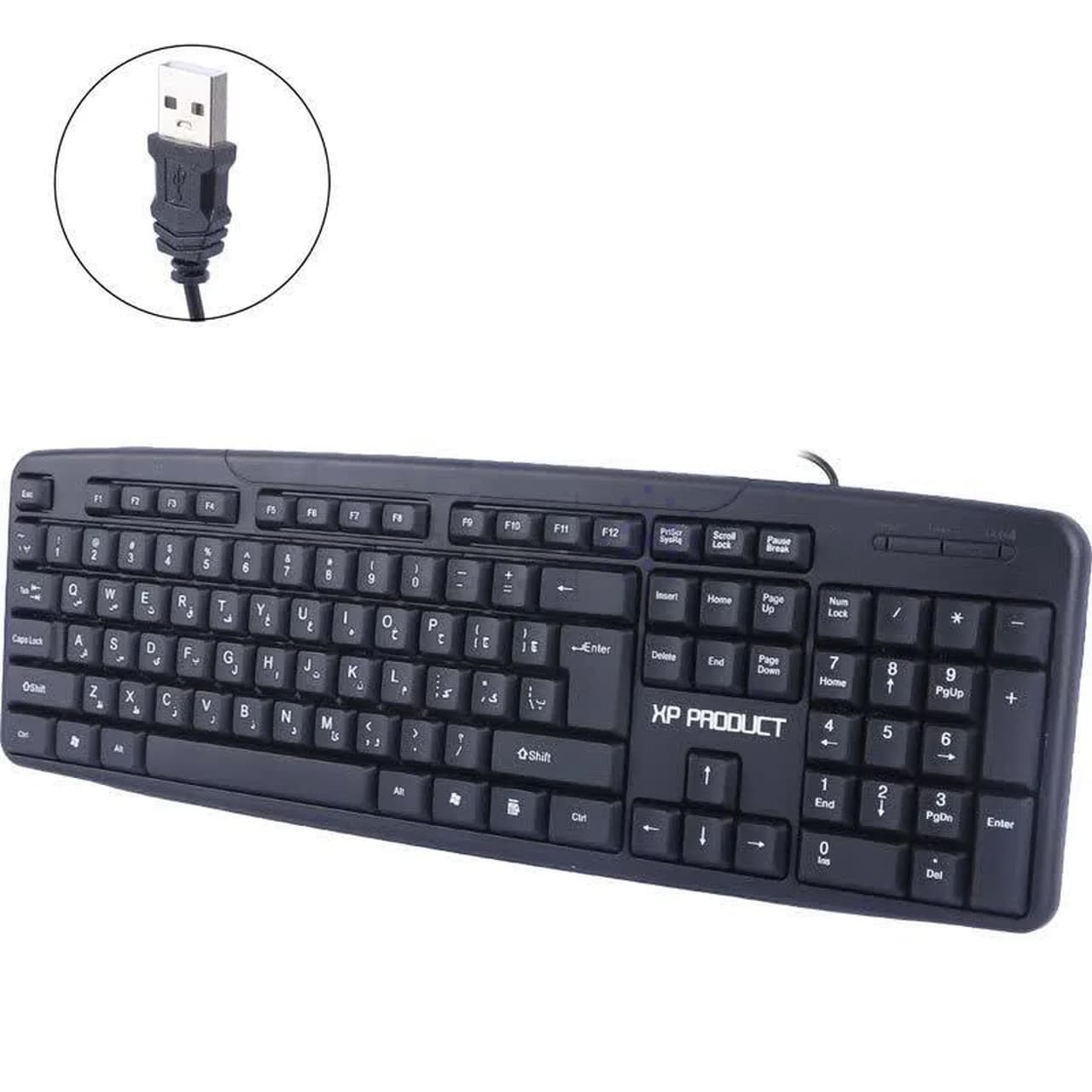 ماوس و کیبورد باسیم XP Product مدل XP-14500U – مشکی — تصویر ۵