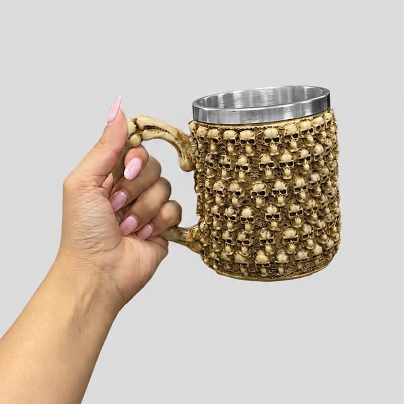 ماگ اسکلتی مدل Gothic 3D Skull کد ICH-26E0244 — تصویر ۸