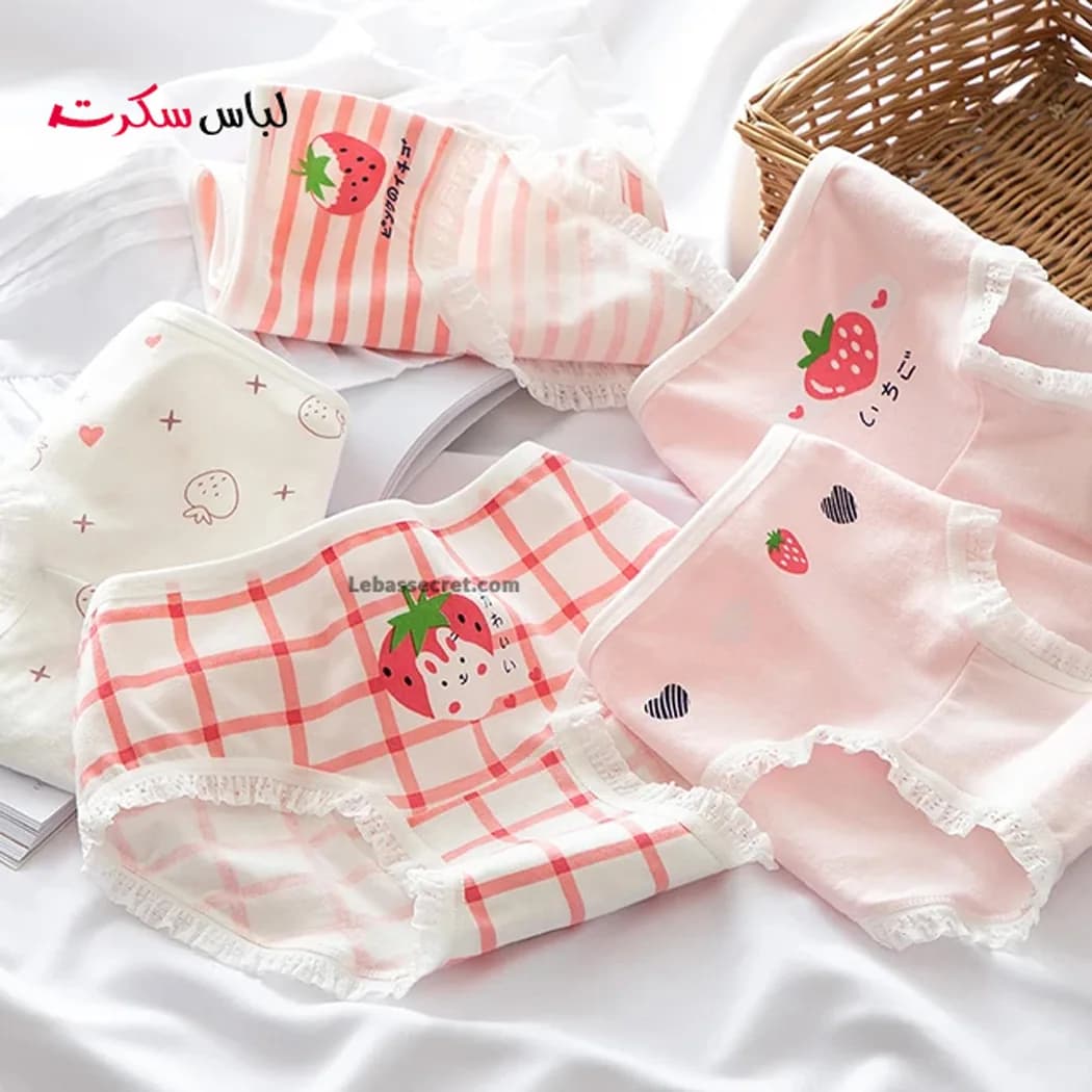 شورت فانتزی نخی بسته 2 عددی ls164 — تصویر ۷