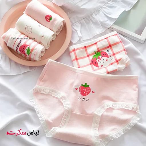 شورت فانتزی نخی بسته 2 عددی ls164 — تصویر ۶