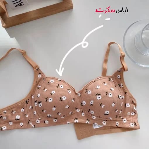 سوتین بدون فنر اسفنجی گلدار ls950 — تصویر ۸