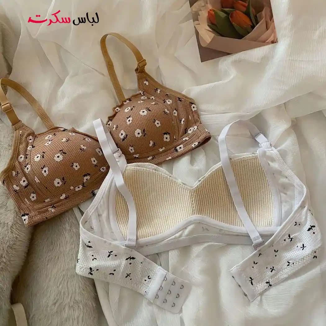 سوتین بدون فنر اسفنجی گلدار ls950 — تصویر ۶