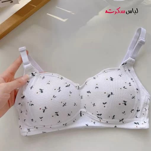 سوتین بدون فنر اسفنجی گلدار ls950 — تصویر ۴