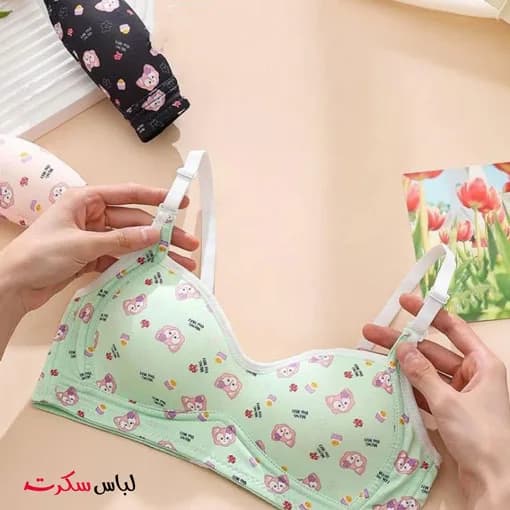سوتین دخترانه بدون فنر ls33058