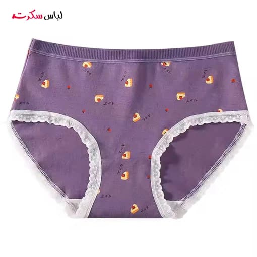 شورت نخی فانتزی زنانه بسته 2عددی ls2031 — تصویر ۳
