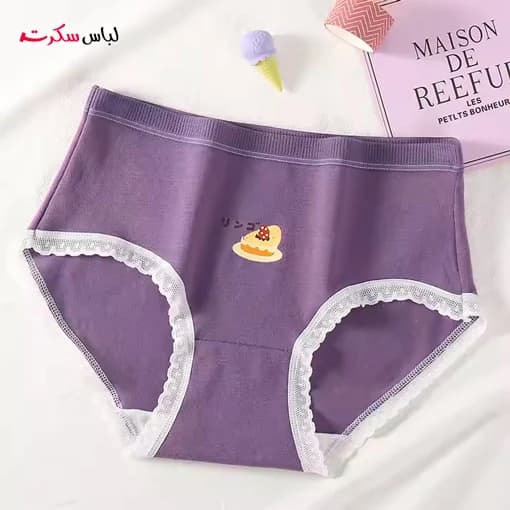 شورت نخی فانتزی زنانه بسته 2عددی ls2031 — تصویر ۴