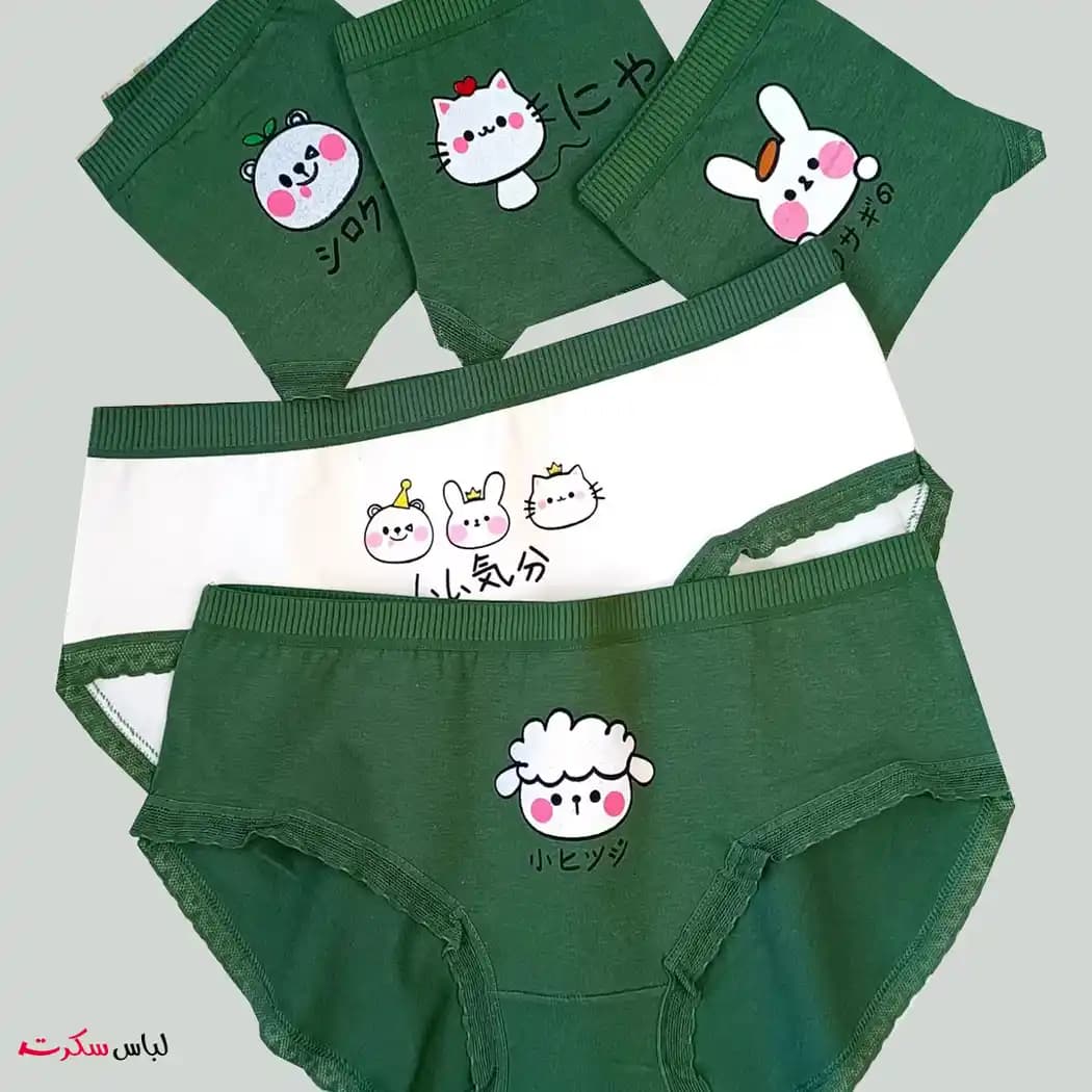 شورت نخی عروسکی بسته 2عددی زنانه ls6358 — تصویر ۶