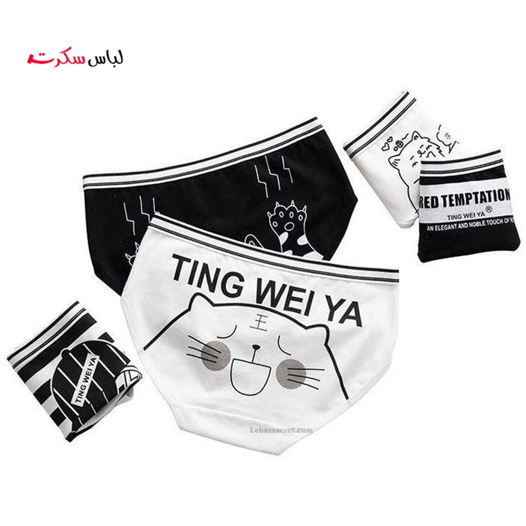 شورت فانتزی گربه ملوس بسته 3عددی ls256 — تصویر ۶