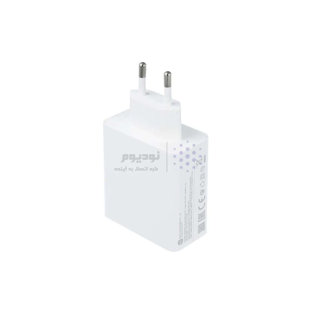 شارژر دیواری فست تک پورت Xiaomi مدل MDY-12-EH 67W – سفید (گارانتی شش ماهه نیکان همراه) — تصویر ۴
