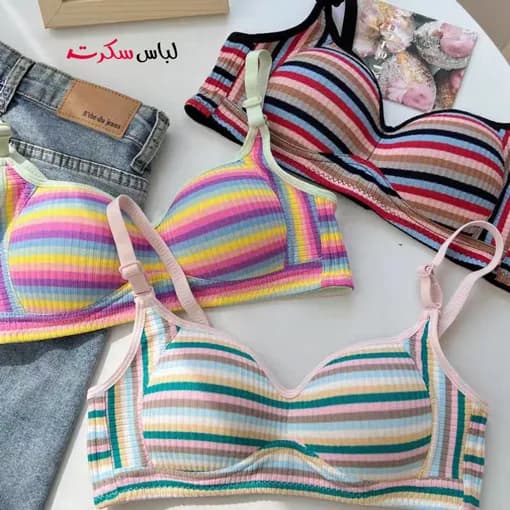 سوتین اسفنجی رنگین کمون ls0002 — تصویر ۲