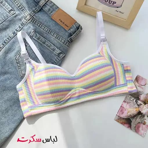 سوتین اسفنجی رنگین کمون ls0002 — تصویر ۶