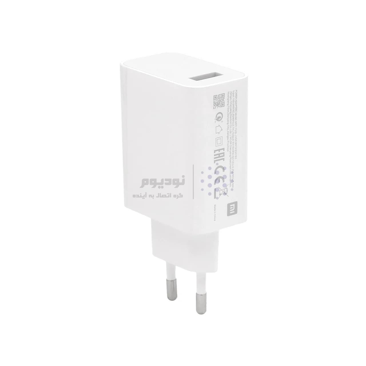 شارژر دیواری فست تک پورت Xiaomi مدل MDY-12-EZ 33W – سفید (گارانتی شش ماهه نیکان همراه) — تصویر ۳