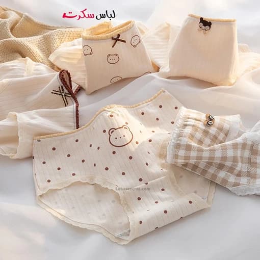 شورت عروسکی زنانه بسته 2عددی ls785 — تصویر ۶