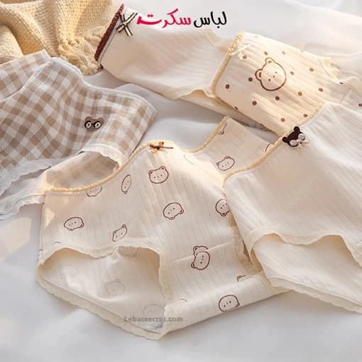 شورت عروسکی زنانه بسته 2عددی ls785 — تصویر ۴
