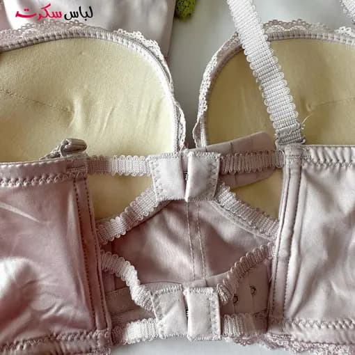 ست شورت و سوتین فانتزی ساتن ls8483 — تصویر ۳