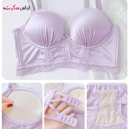 ست شورت و سوتین فانتزی ساتن ls8483 — تصویر ۲