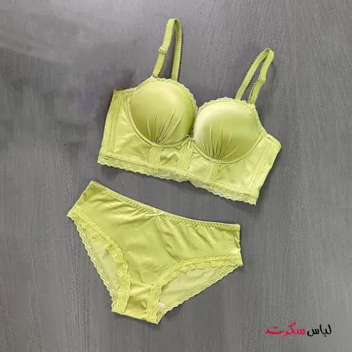 ست شورت و سوتین فانتزی ساتن ls8483 — تصویر ۵