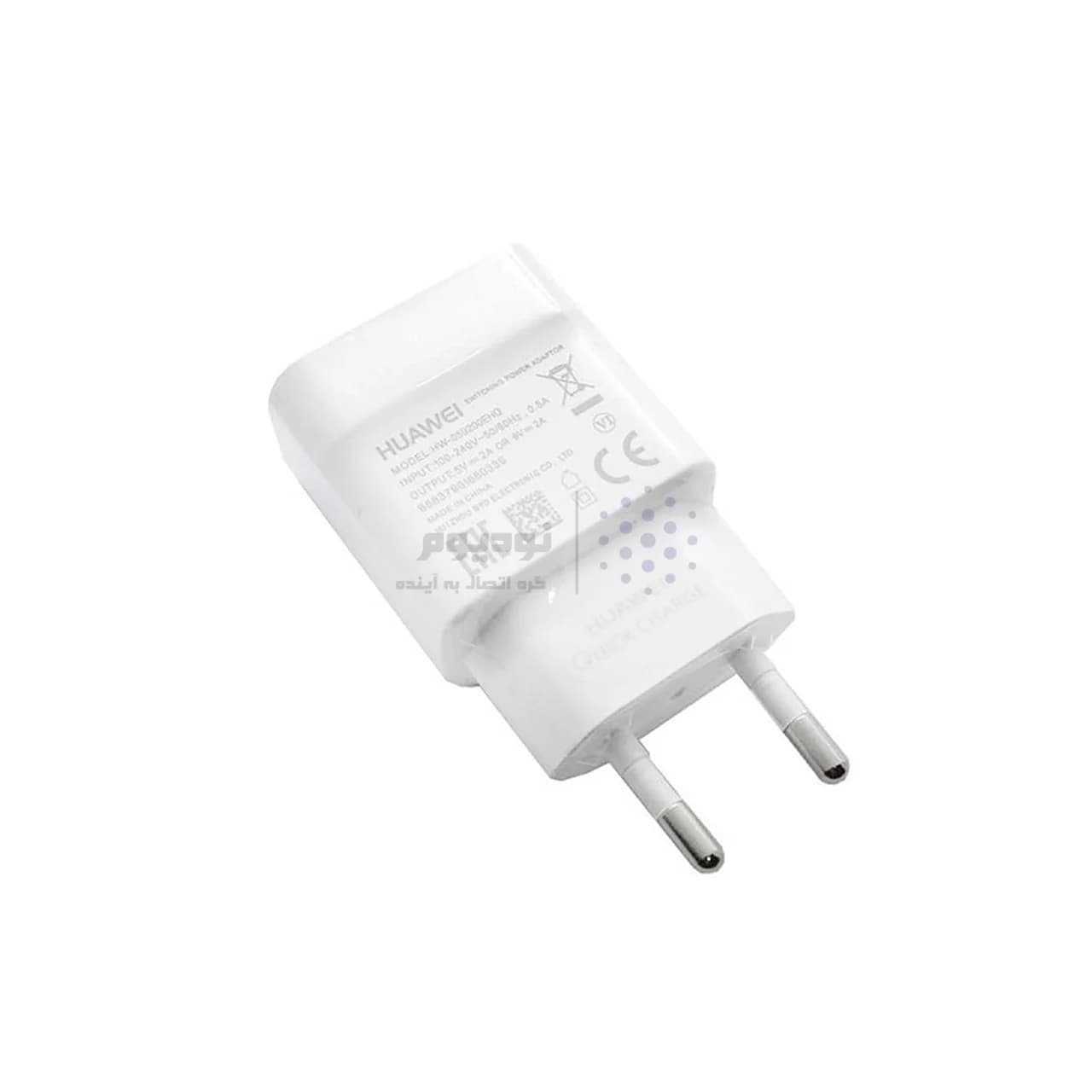 شارژر دیواری فست تک پورت HUAWEI مدل HW-059200EHQ – سفید (گارانتی شش ماهه نیکان همراه) — تصویر ۴