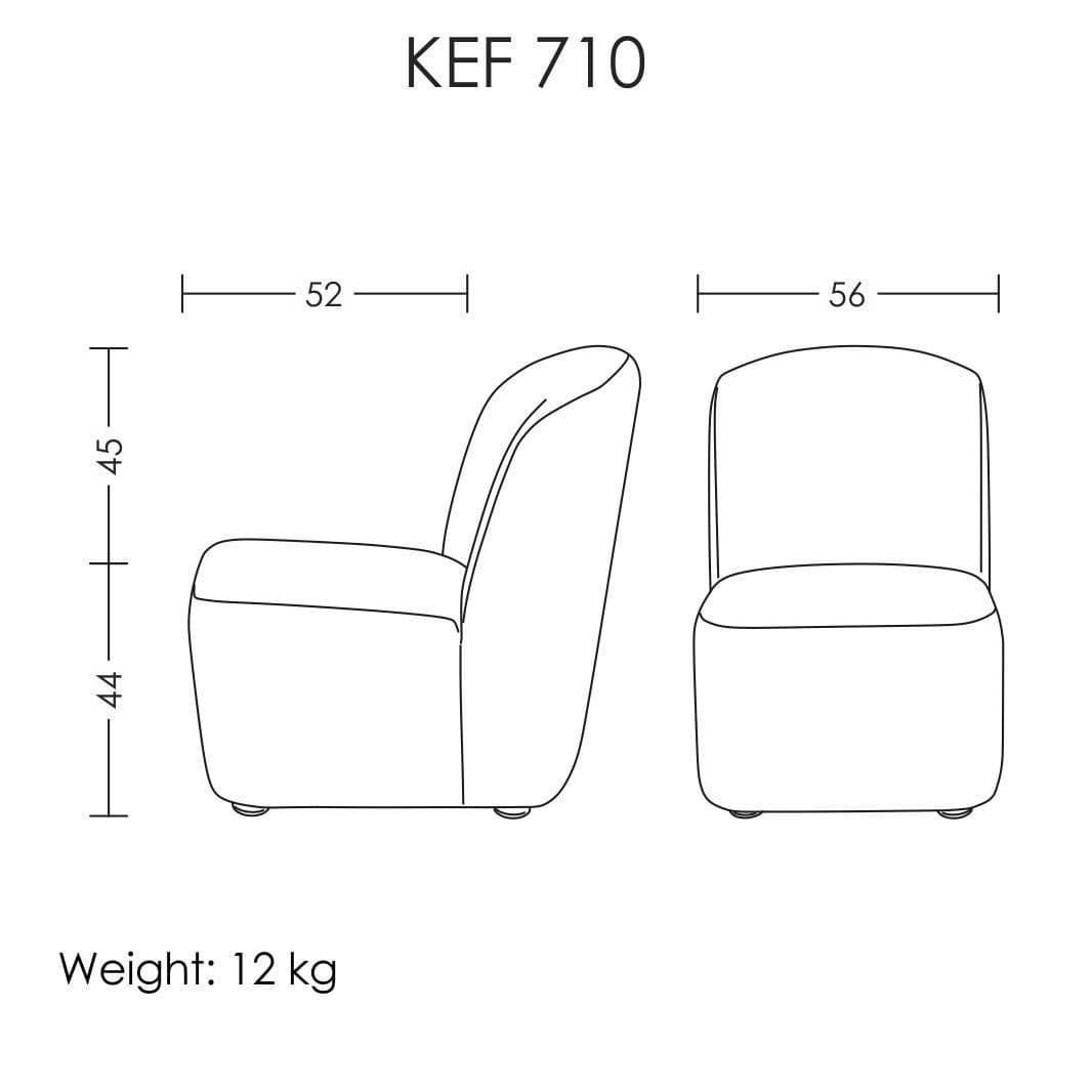 مبل KEF بدون دسته تک نفره610 آرتمن — تصویر ۷