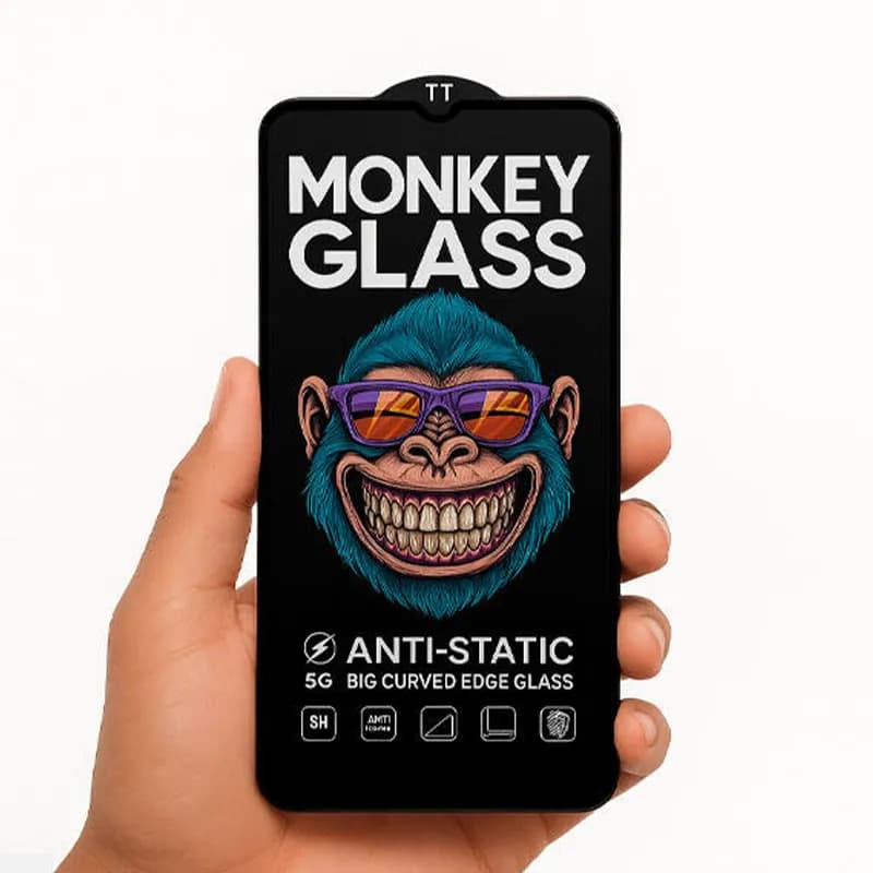 گلس ESD آنتی استاتیک مانکی گوشی Samsung S24 FE — تصویر ۳