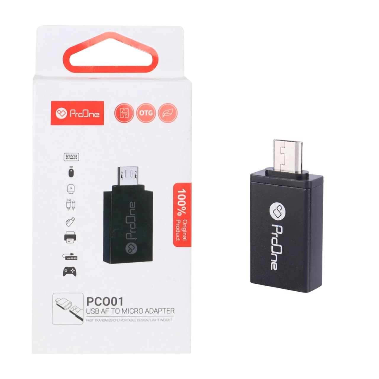 تبدیل ProOne MicroUSB To USB OTGمدل PCO01 – مشکی