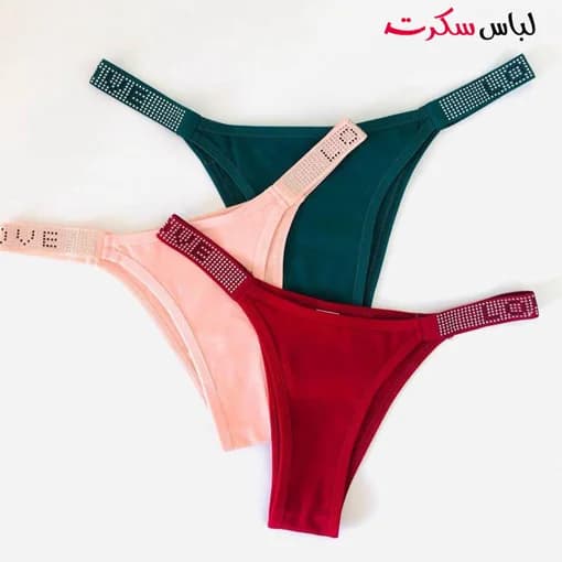 شورت فانتزی نخی زنانه love0697 — تصویر ۲
