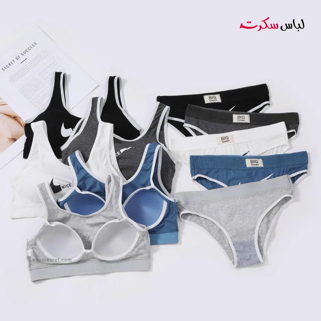 ست نیم تنه و شورت اسپرت ls6666 — تصویر ۶