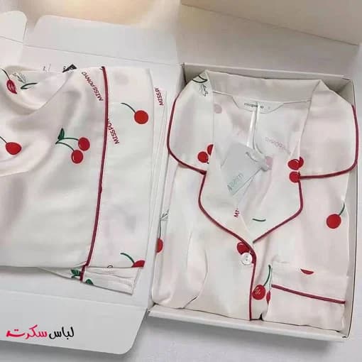 بلوز و شلوار راحتی زنانه ساتن lslux0036