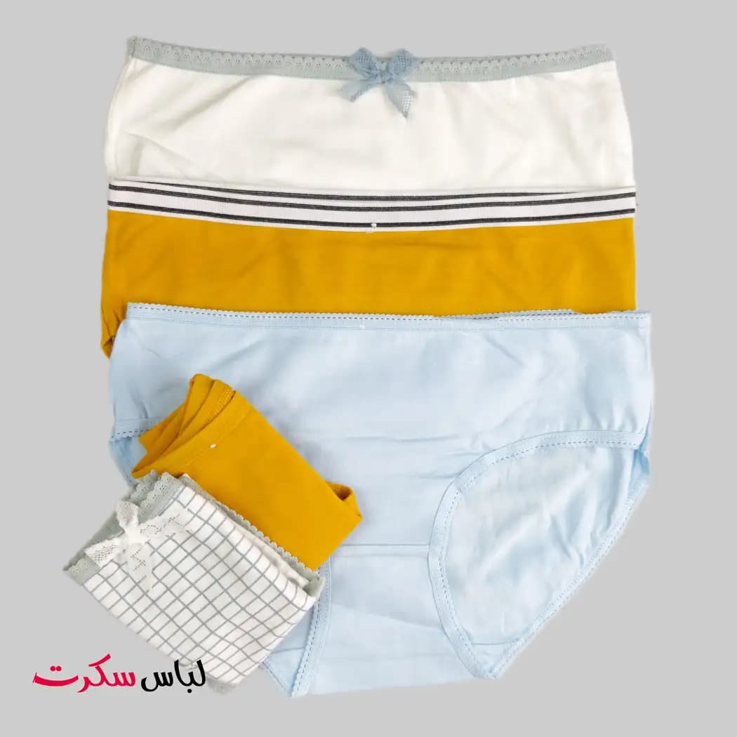 شورت نخی دخترانه بسته 2عددی ls295 — تصویر ۴
