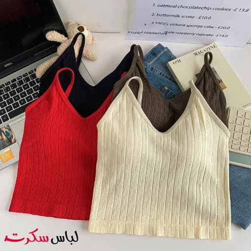 کراپ تاپ فانتزی کبریتی ls2056 — تصویر ۳
