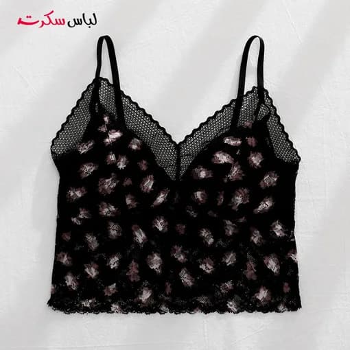 کراپ تاپ فانتزی کاپ دار LS2109 — تصویر ۴