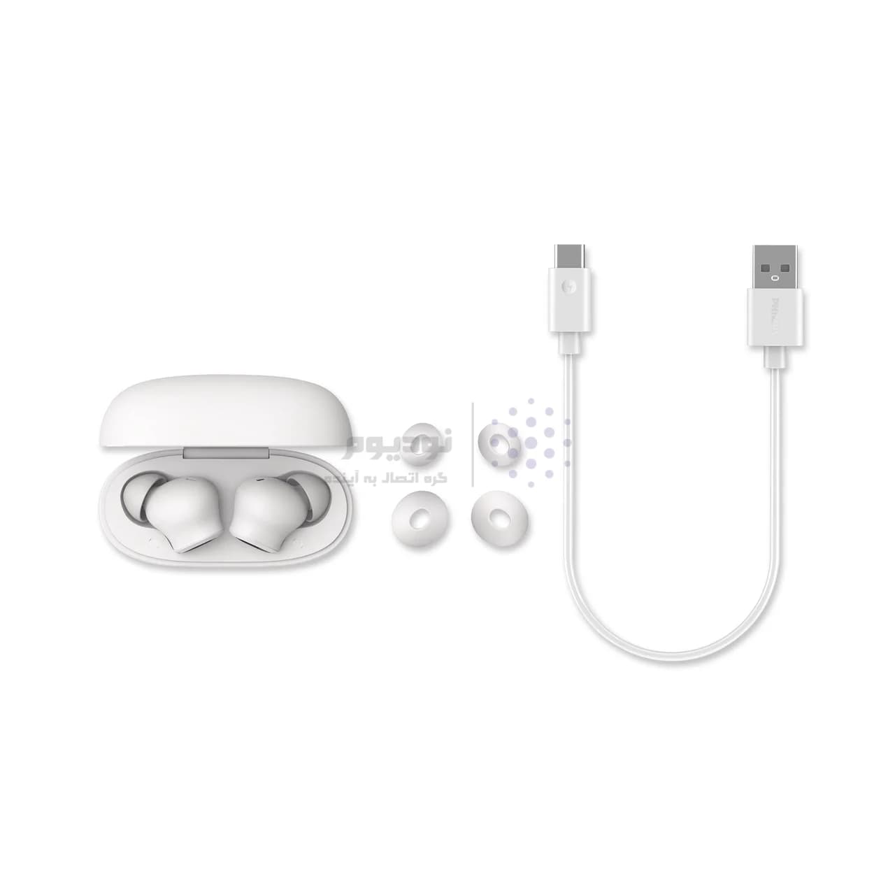 ایرفون بی سیم Philips مدل TAT1109WT – سفید (گارانتی دوساله سی آوا) — تصویر ۶