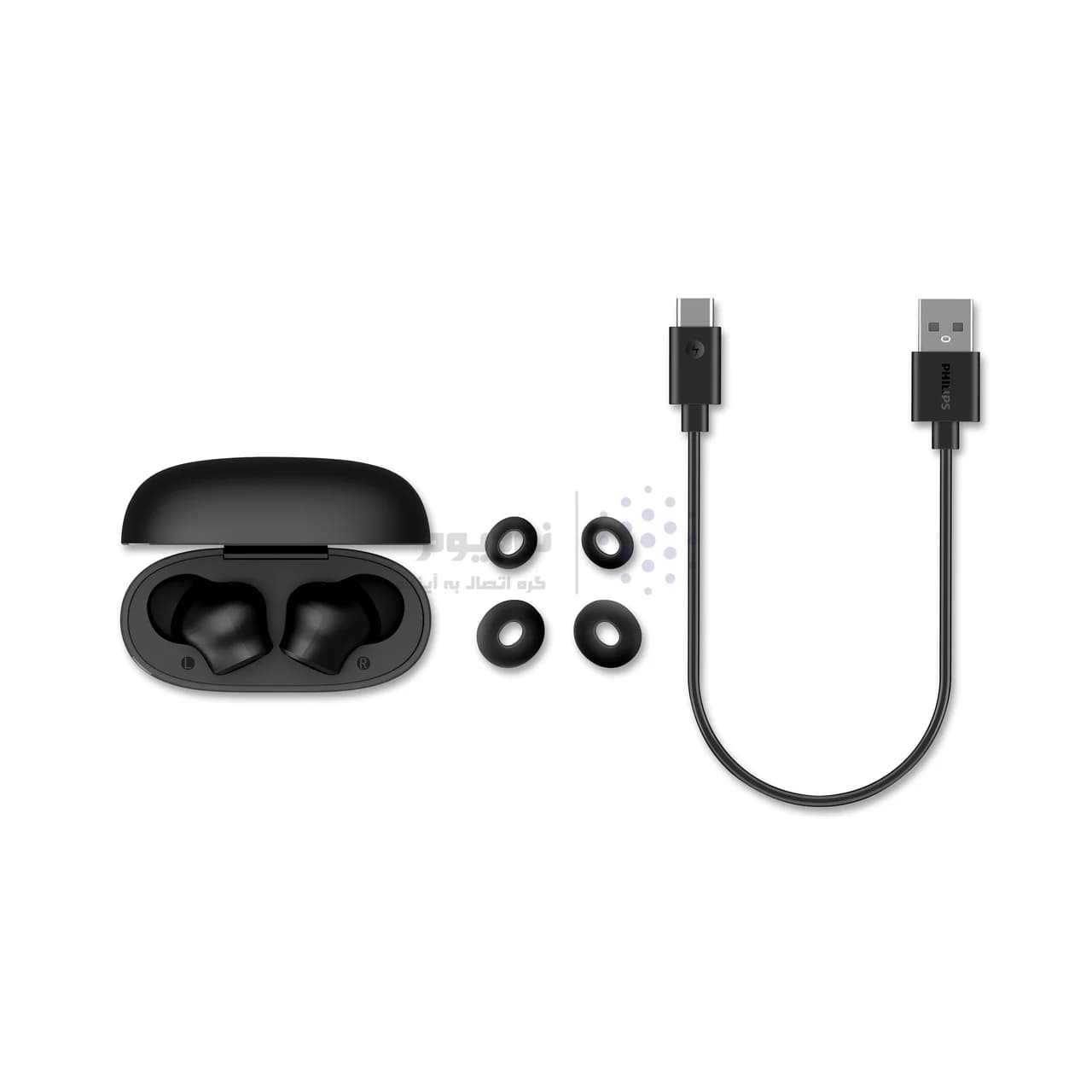 ایرفون بی سیم Philips مدل TAT1109BK – مشکی (گارانتی دوساله سی آوا) — تصویر ۴