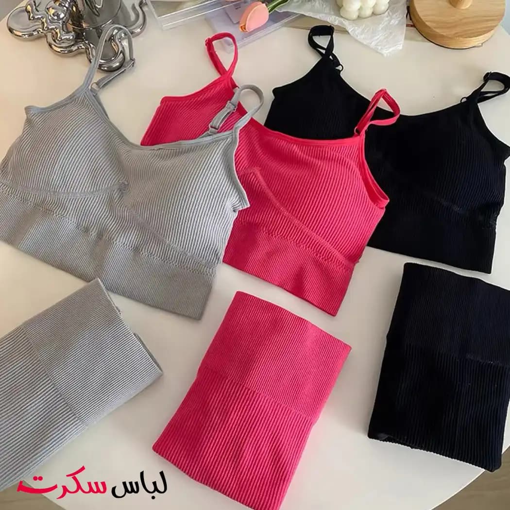 نیم تنه و شورتک ورزشی اسپرت ls7859 — تصویر ۱۲