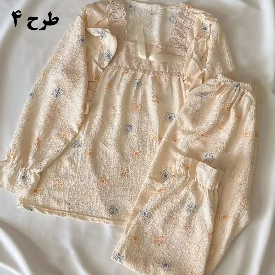 بلوز و شلوار راحتی زنانه عروسکی ls265 — تصویر ۱۲