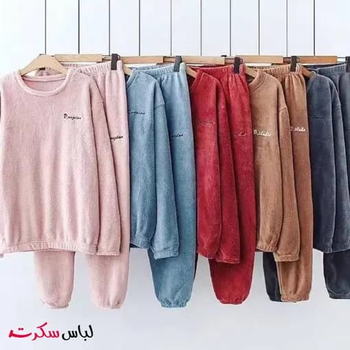 ست بلوز و شلوار راحتی حوله ای ls701 — تصویر ۹