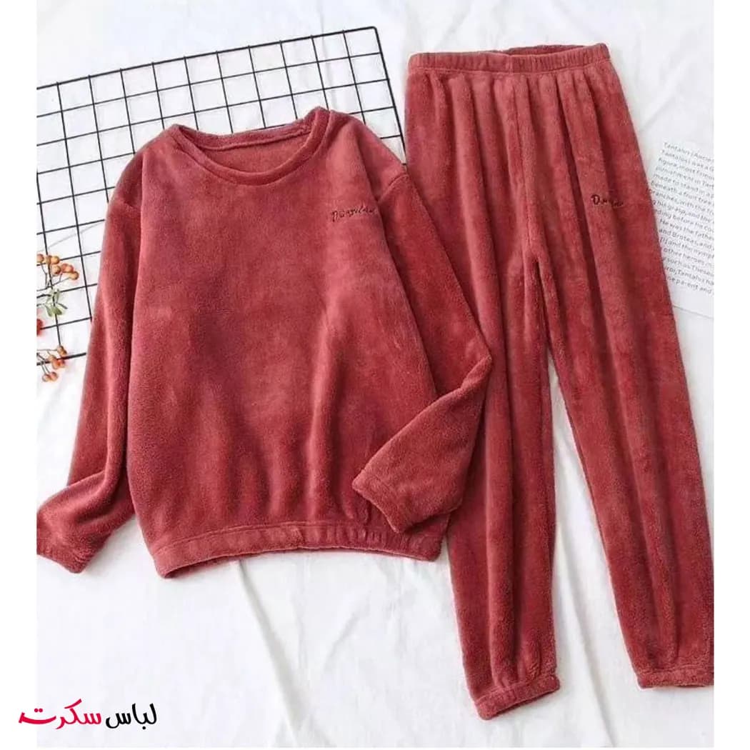 ست بلوز و شلوار راحتی حوله ای ls701 — تصویر ۵