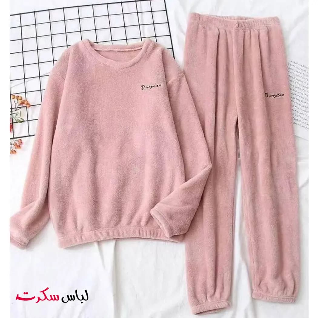 ست بلوز و شلوار راحتی حوله ای ls701 — تصویر ۷