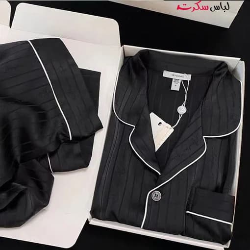 لباس خواب و راحتی ساتن زنانه lslux0020 — تصویر ۵