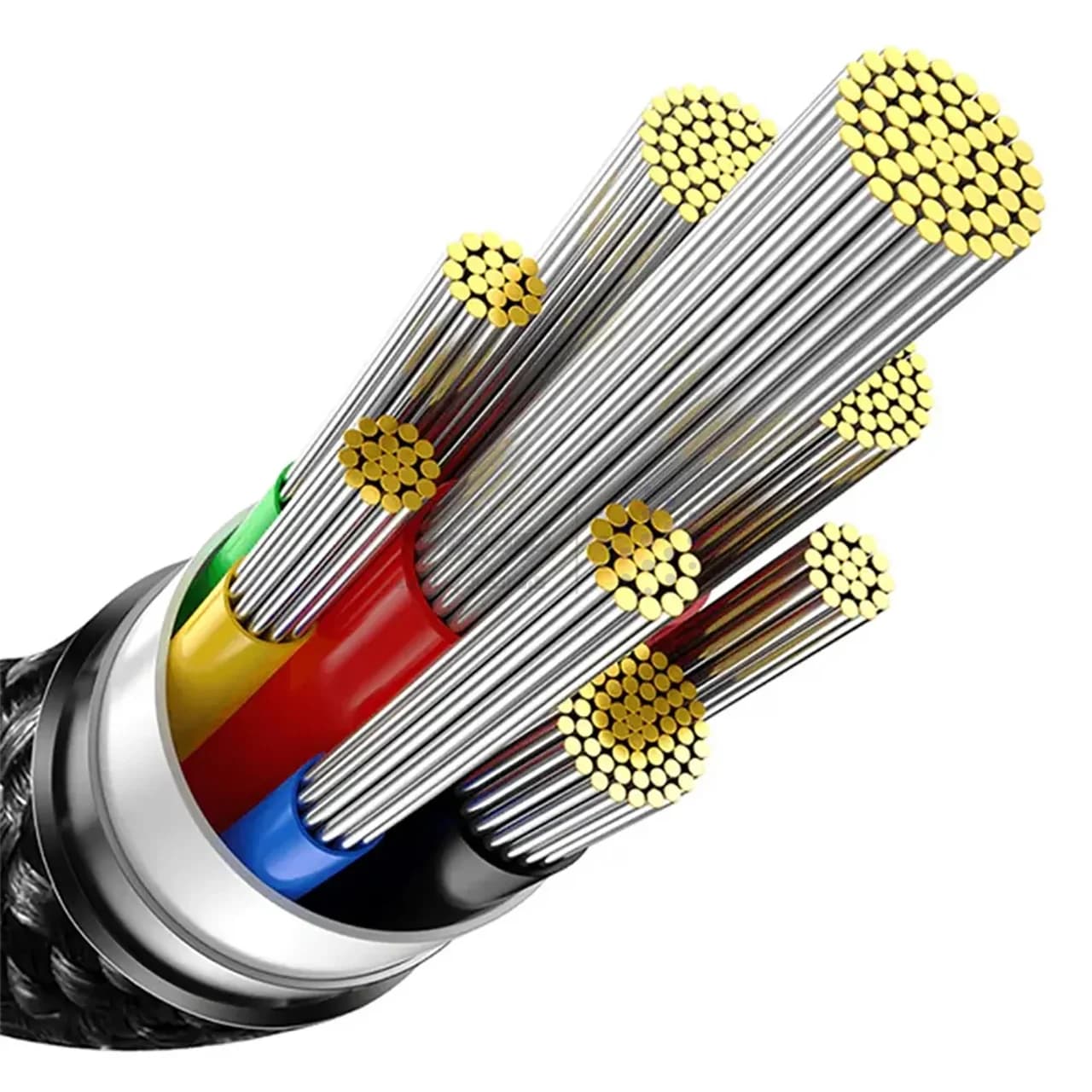 کابل شارژ PD و فست 2 متری Philips Type-C To Type-C مدل DLC4583C 240W – مشکی (گارانتی دوساله سی آوا) — تصویر ۸