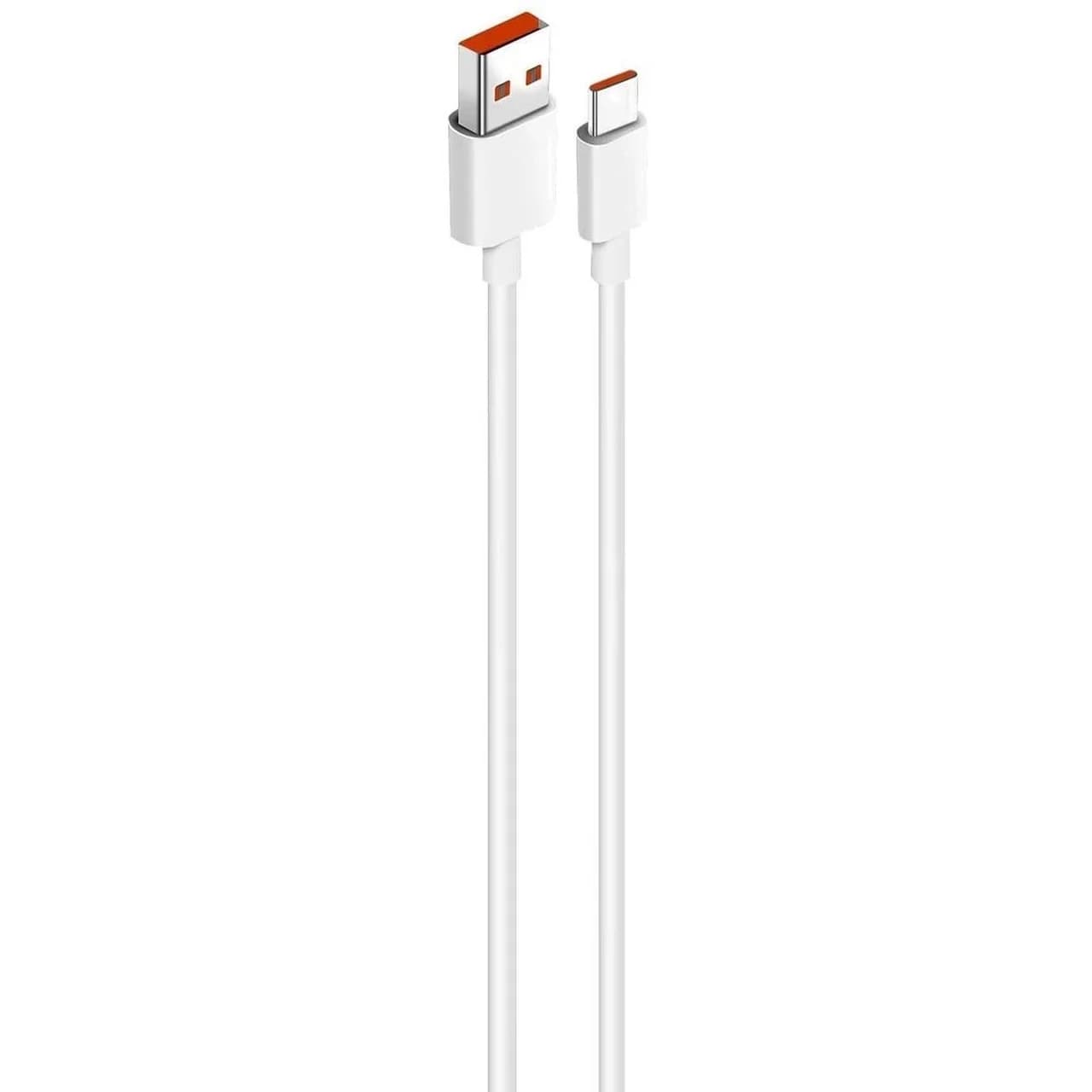 کابل شارژ فست Xiaomi Type-C 6A- سفید – NZR