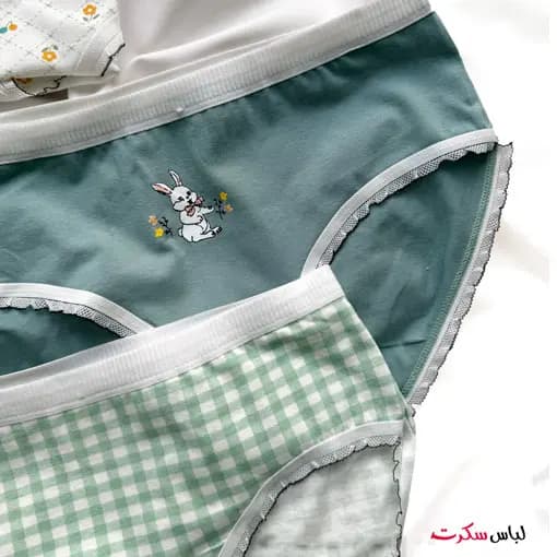 شورت نخی فانتزی بسته 3عددی ls0106 — تصویر ۶