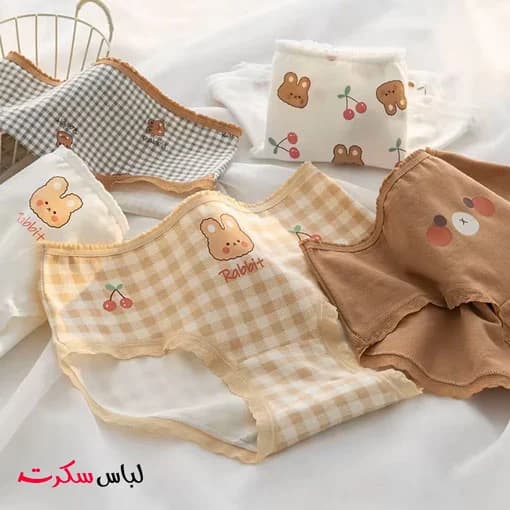 شورت نخی فانتزی بسته 3عددی ls105 — تصویر ۲