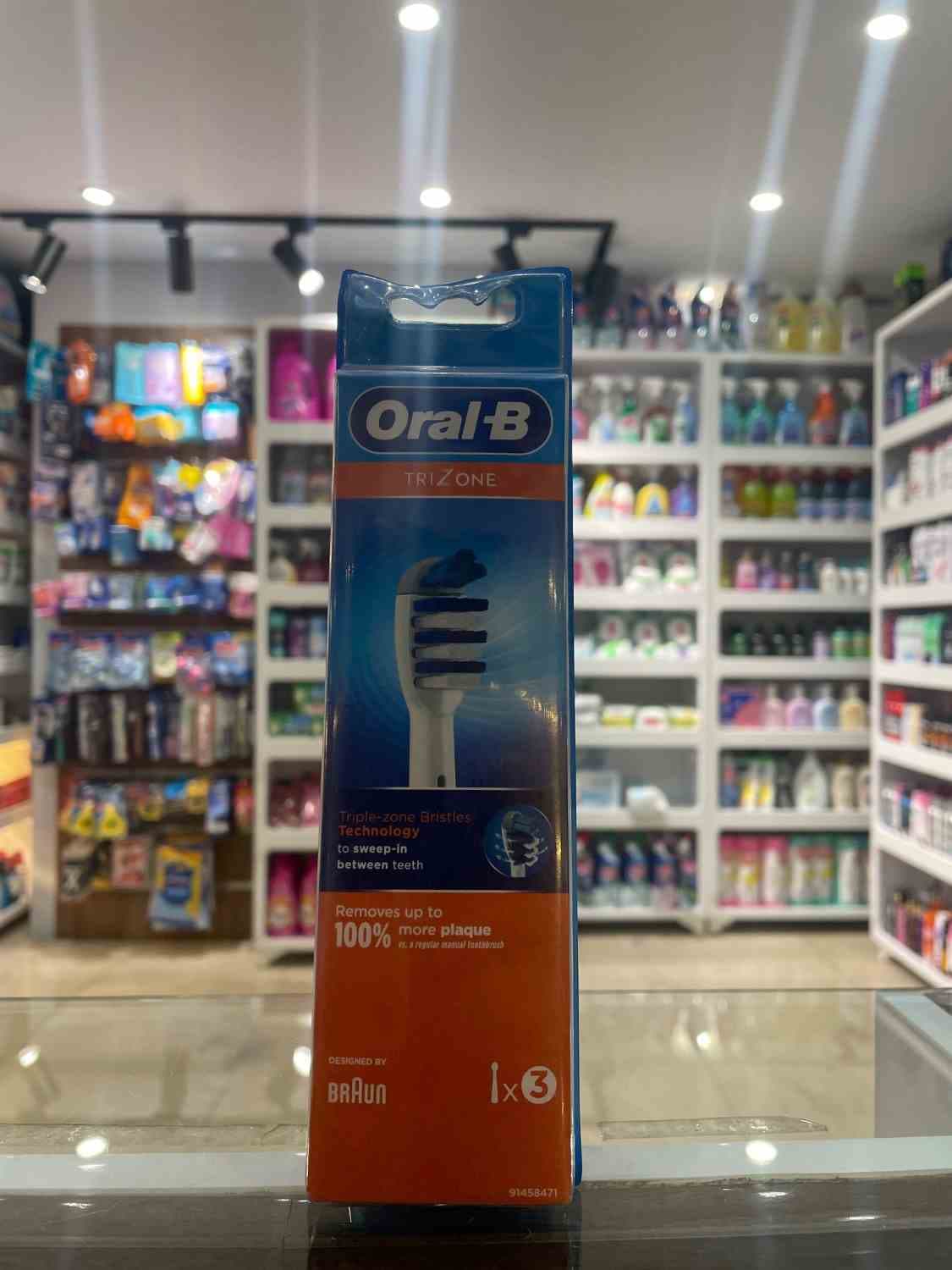 سری یدک مسواک برقی اورال‌بی مدل Pro-Expert TriZone بسته ۳ عددی — تصویر ۳