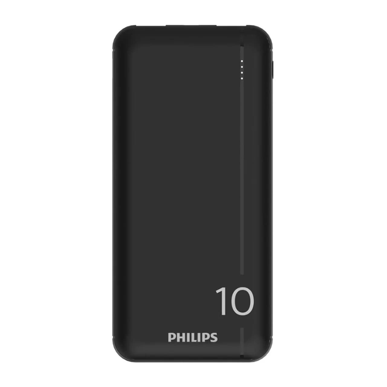 پاوربانک PD و فست شارژ Philips 10000mAh مدل DLP1812PB 20W – مشکی (گارانتی دوساله سی آوا)